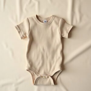 Ribbed Cotton Bodysuit